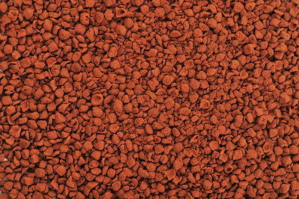 Brown Instant kaffepulver bakgrund och textur — Stockfoto