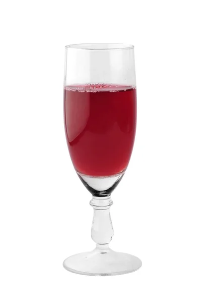 杯被隔绝在白色背景上的葡萄果汁 — 图库照片