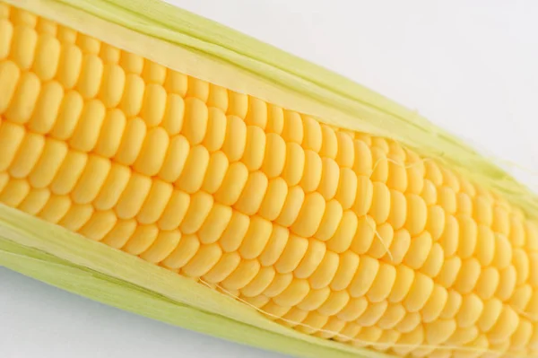 Sweet ripe Corn on a white isolated background — Stock Photo, Image