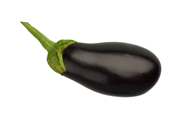 Fresh eggplant isolated on a white Clipping Path — Stock Photo, Image