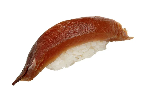 Nigiri freschi su fondo bianco isolato — Foto Stock