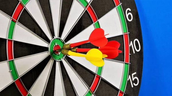 Target Darts. Regular accurate hit on the target. Successful strategy in education, sports and business, career growth.