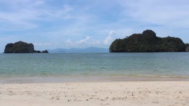 tropikal bir Beach Shoreline