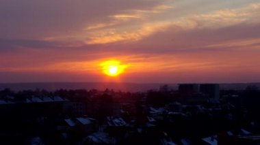 Kaunas Timelapse gün batımı