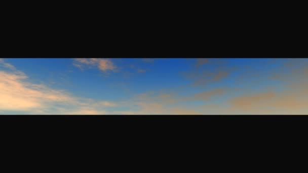 Panoramic Vedere Rotativă Cerului — Videoclip de stoc