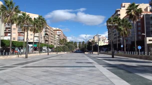 Video Spanish City Street — Video Stock