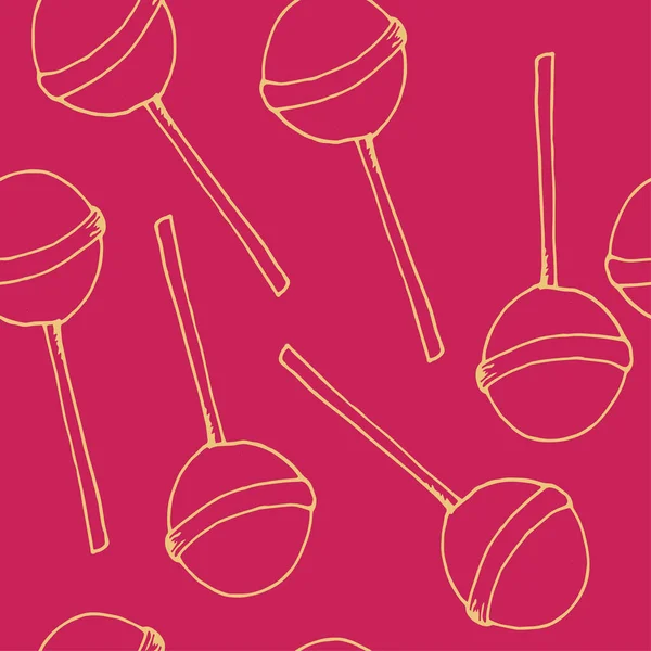 En iyi web tasarımı için yuvarlak lolipop desen turuncu vektörü