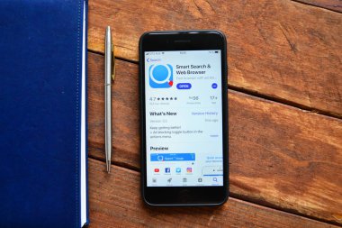 internette bilgi aramak için mobil uygulama