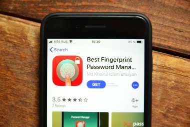 bir smartp üzerinde şifreleri kaydetmek ve yönetmek için mobil uygulama