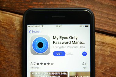 bir smartp üzerinde şifreleri kaydetmek ve yönetmek için mobil uygulama