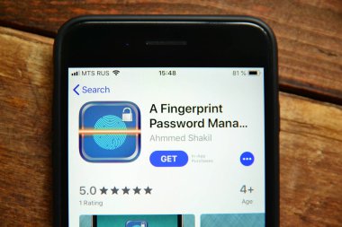 bir smartp üzerinde şifreleri kaydetmek ve yönetmek için mobil uygulama