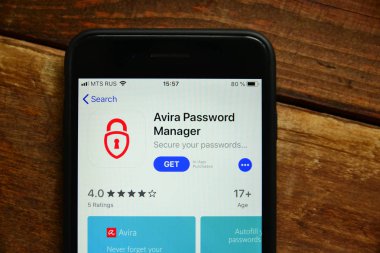 bir smartp üzerinde şifreleri kaydetmek ve yönetmek için mobil uygulama