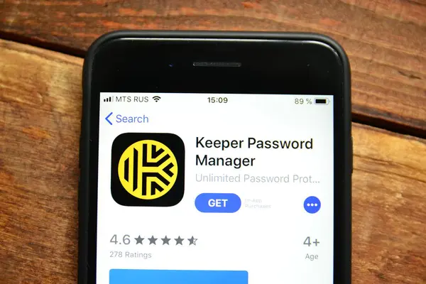 bir smartp üzerinde şifreleri kaydetmek ve yönetmek için mobil uygulama