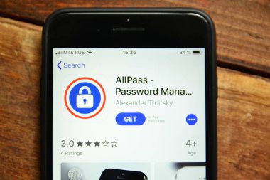 bir smartp üzerinde şifreleri kaydetmek ve yönetmek için mobil uygulama