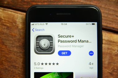 bir smartp üzerinde şifreleri kaydetmek ve yönetmek için mobil uygulama