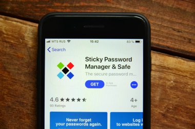 bir smartp üzerinde şifreleri kaydetmek ve yönetmek için mobil uygulama