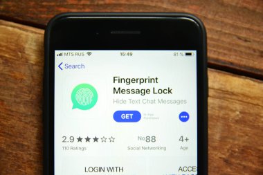 bir smartp üzerinde şifreleri kaydetmek ve yönetmek için mobil uygulama