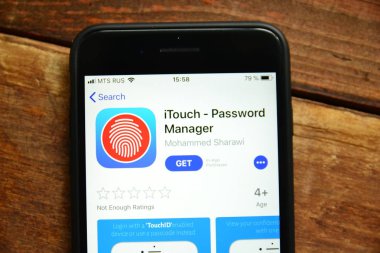 bir smartp üzerinde şifreleri kaydetmek ve yönetmek için mobil uygulama