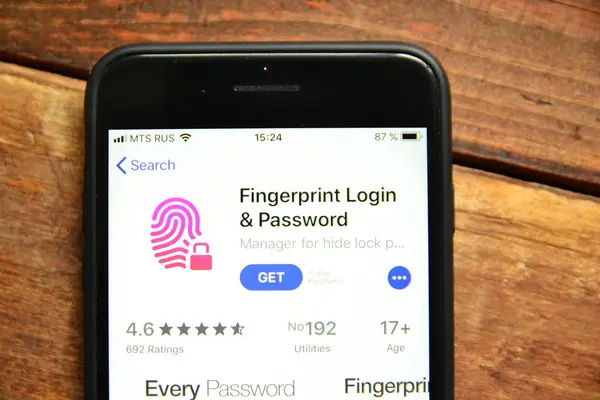 bir smartp üzerinde şifreleri kaydetmek ve yönetmek için mobil uygulama