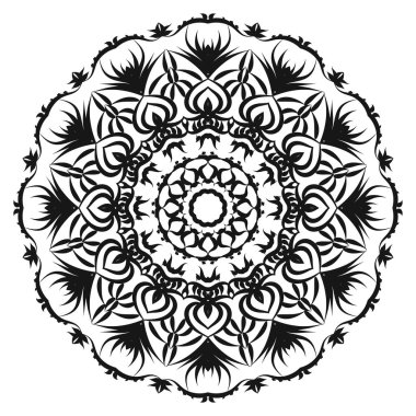 Mandala. Dekoratif vektör öğesi