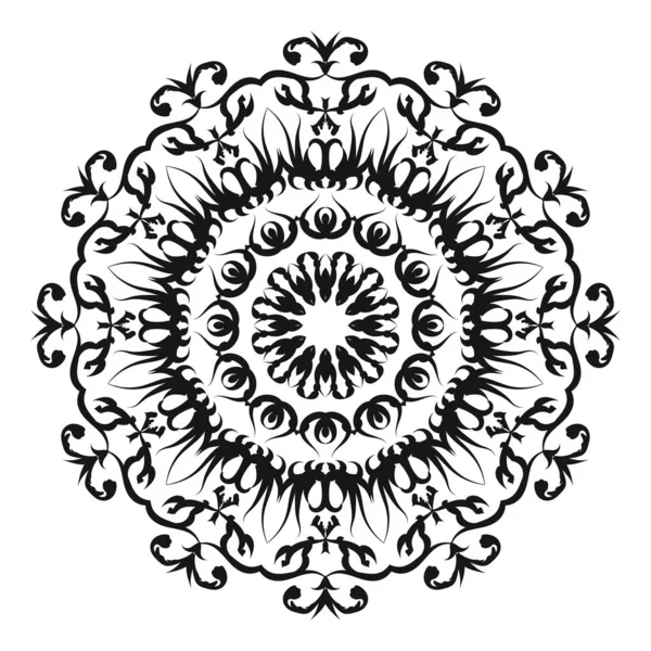 Mandala. Elemento vectorial decorativo — Vector de stock