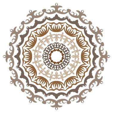 Mandala deseni siyah beyaz iyi ruh hali.