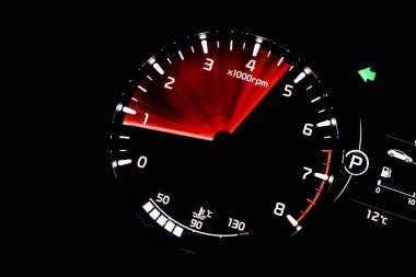 hızölçer, alıntı, siyah arka plan, motor sıcaklığı