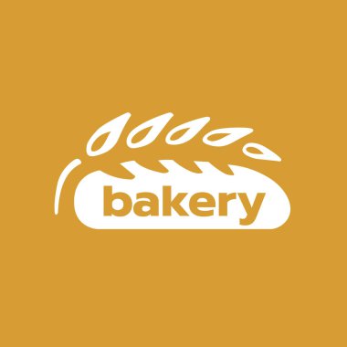 Retro Vintage ekmek logo rozet