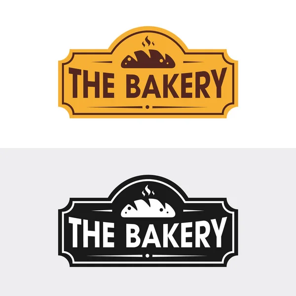 Значок Логотипа Винтажной Пекарни — стоковый вектор