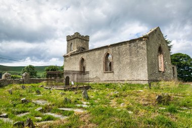 Bu bir eski kilise ve mezarlık Donegal İrlanda kalıntıları olduğunu