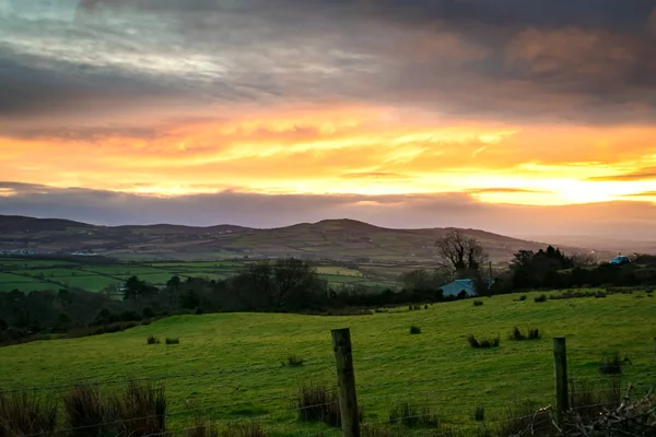 Dit Een Picute Van Een Zonsondergang Donegal Ierland Genomen Zijn — Stockfoto