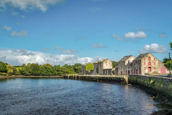 Picture Old Warehouses River Front Ramelton Donegal Ireland — Stock Photo, Image