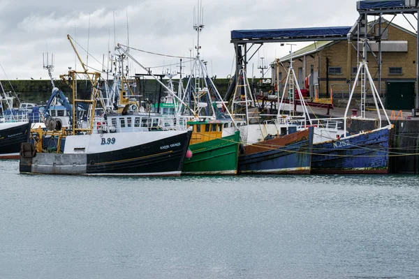 Рыболовные лодки Северной Ирландии — стоковое фото