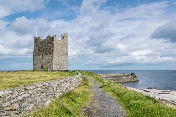 Castillo costero irlandés — Foto de Stock