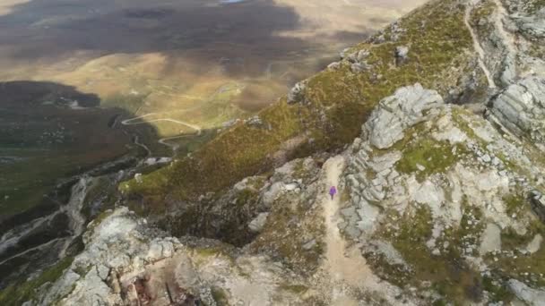 Dies Ist Ein Luftvideo Von Muckish Mountain County Donegal Irland — Stockvideo