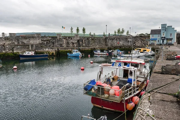 Карнлох Северная Ирландия Июля 2020 Года Рыболовные Лодки Гавани Карнлох — стоковое фото