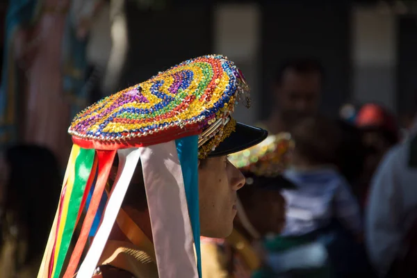 Conselheiro Lafaiete State Minas Gerais Brazil July 2018 Танцоры Религиозного — стоковое фото