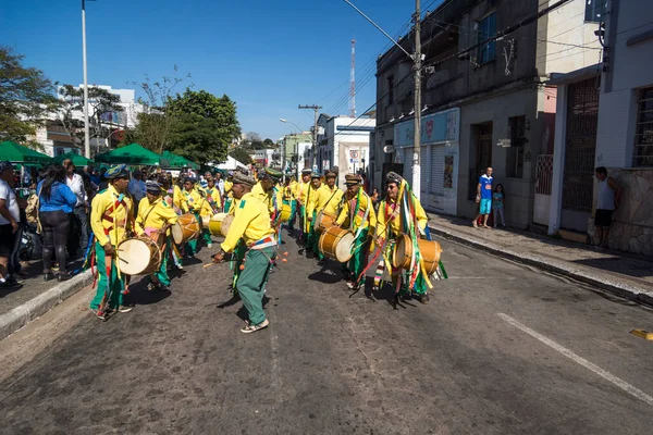巴西米纳斯吉拉斯州Conselheiro Lafaiete 2018年7月8日在巴西传统舞蹈节聚会上的宗教节日舞者 — 图库照片