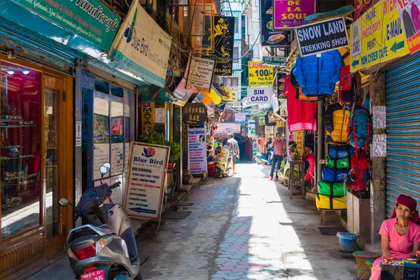 Thamel Kathmandu Nepal Juli 2018 Street View Thamel Distrikt Das — Stockfoto