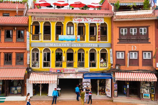 Kathmandu Nepál Července 2018 Street View Komplexní Stupa Boudhanath Boudha — Stock fotografie