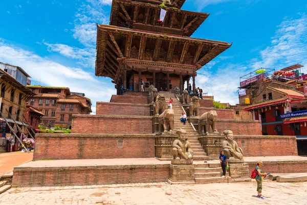 Bhaktapur Nepal Julho 2018 Arquitetura Tradicional Cidade Bhatktapur Famosa Pelos — Fotografia de Stock