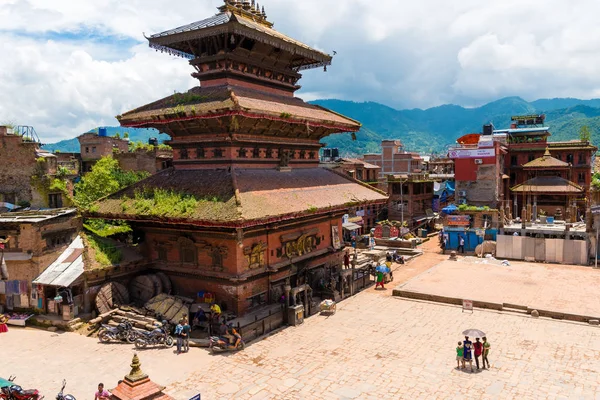 Bhaktapur Nepal Juli 2018 Die Traditionelle Architektur Der Stadt Bhatktapur — Stockfoto