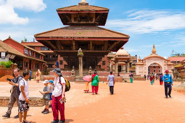 Bhaktapur Nepal Julio 2018 Arquitectura Tradicional Ciudad Bhatktapur Famosa Por — Foto de Stock