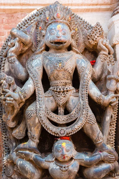 Bhaktapur Nepal Juli 2018 Religieuze Standbeeld Bhatktapur Stad Beroemd Best — Stockfoto