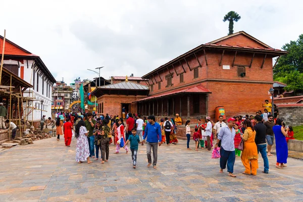 Pashupatinath Nepal Julio 2018 Vista Sobre Pashupatinath Famoso Sagrado Complejo —  Fotos de Stock