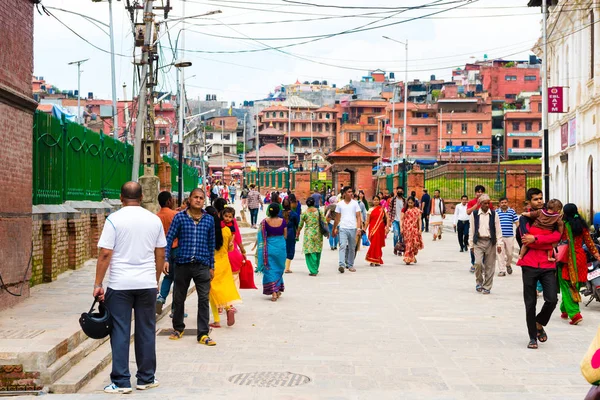 Pashupatinath Nepal Julio 2018 Vista Sobre Pashupatinath Famoso Sagrado Complejo —  Fotos de Stock