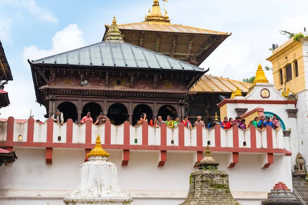 Pashupatinath Nepal Julio 2018 Vista Sobre Pashupatinath Famoso Sagrado Complejo — Foto de Stock