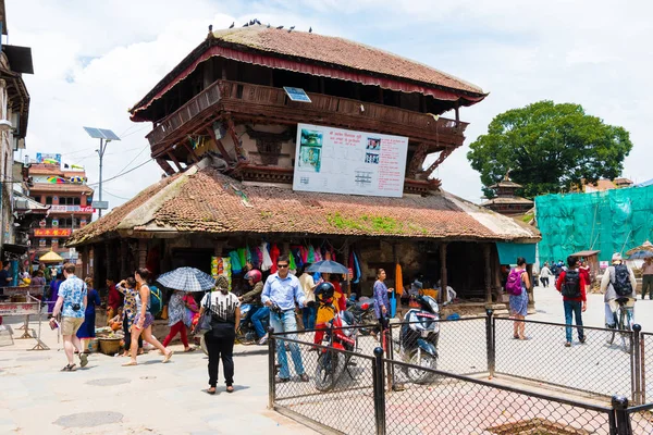 Kathmandu Durbar Square Nepal Julio 2018 Vista Calle Kathmandu Durbar — Foto de Stock