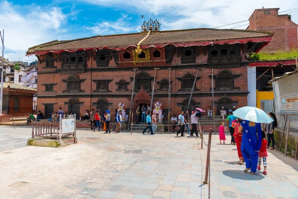 Kathmandu Durbar Square Nepal Julio 2018 Vista Calle Kathmandu Durbar — Foto de Stock