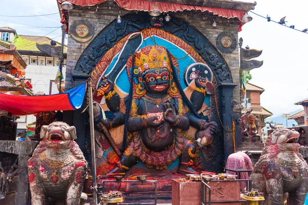 Kathmandu Durbar Square Nepal Juli 2018 Standbeeld Graftombe Van Kal — Stockfoto